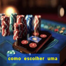 como escolher uma boa cartela de bingo